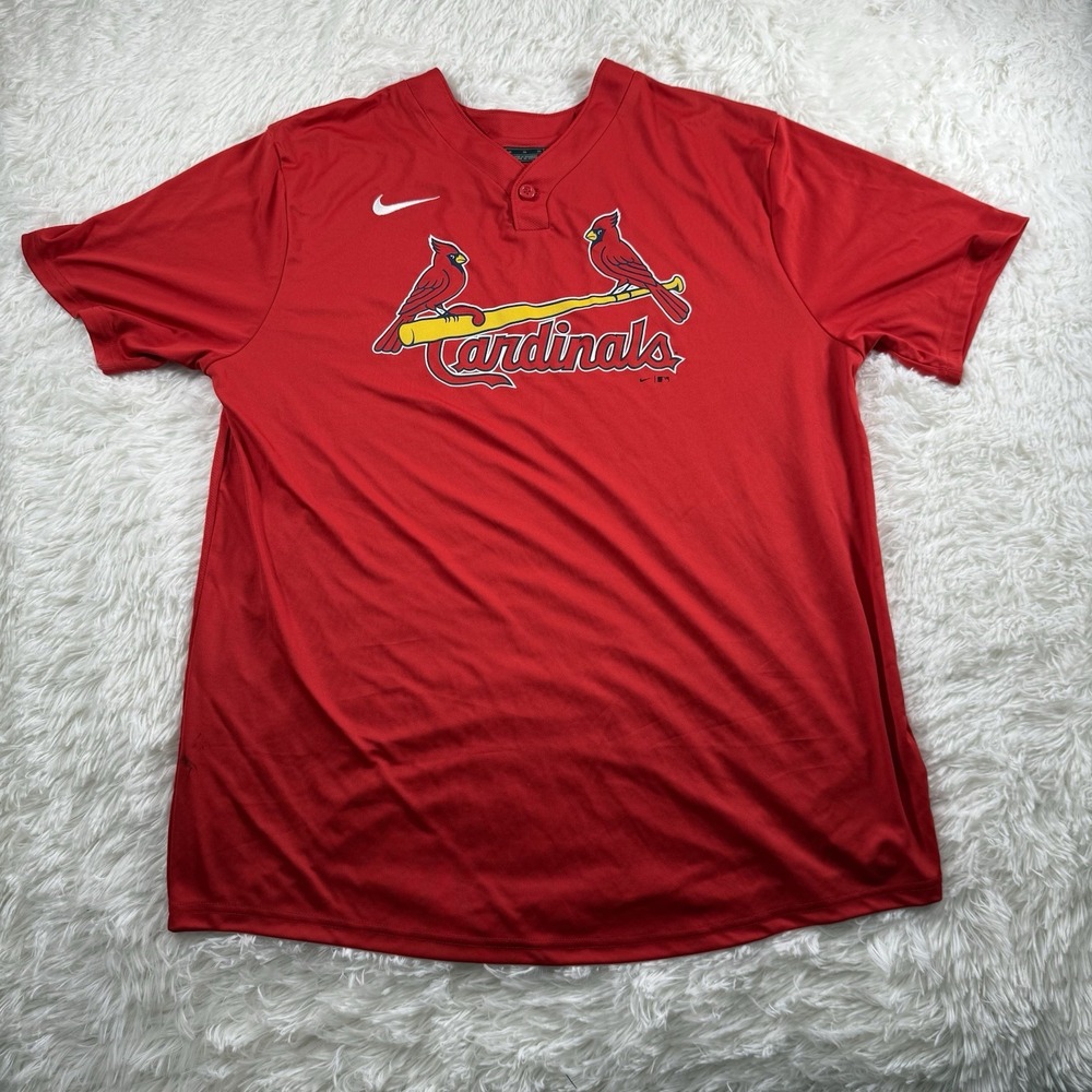 St Louis Cardinals Nike Jersey Mens XL Red Performance Stretch MLB Blank